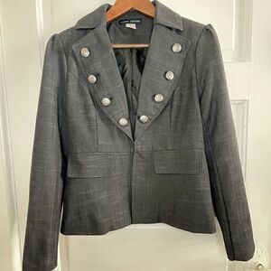 Larry Levine Jacket w/ Button Detail